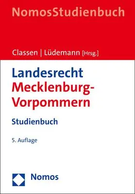 Cover: 9783848788644 | Landesrecht Mecklenburg-Vorpommern | Studienbuch | Classen (u. a.)