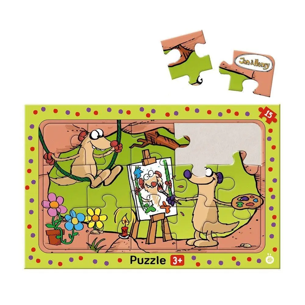 Bild: 4251901508744 | TRÖTSCH - Jan &amp; Henry Rahmenpuzzle 15-teilig | KG | Spiel | 1 S.