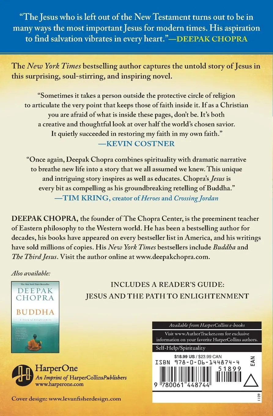Rückseite: 9780061448744 | Jesus | A Story of Enlightenment | Deepak Chopra | Taschenbuch | 2009