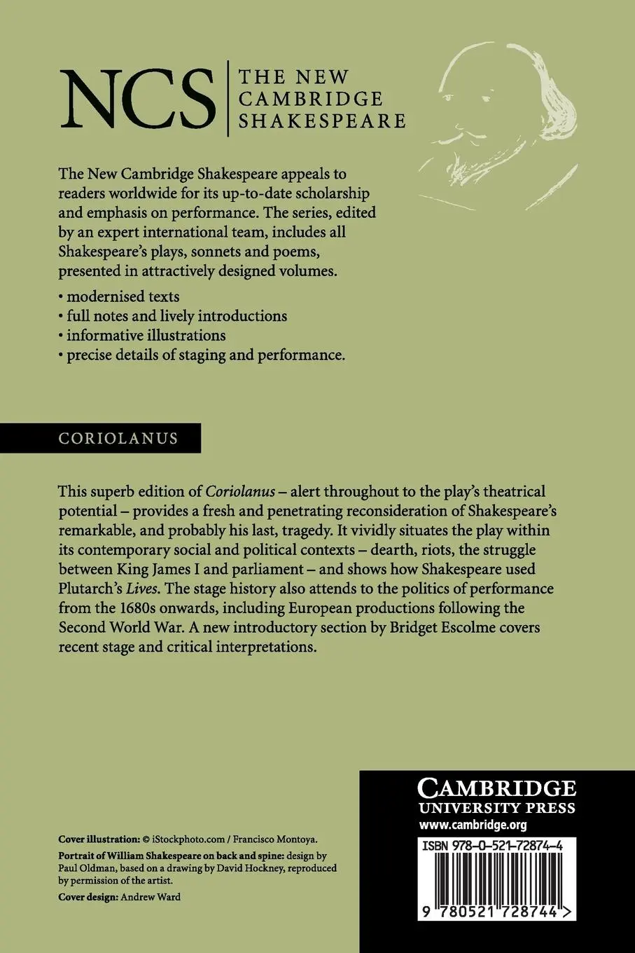 Rückseite: 9780521728744 | Coriolanus | Lee Bliss | Taschenbuch | Kartoniert / Broschiert | 2018