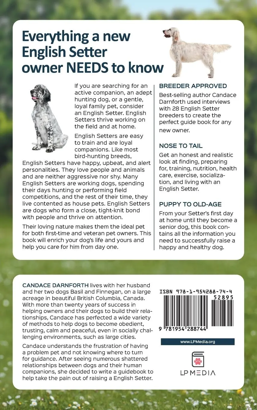 Rückseite: 9781954288744 | The Complete Guide to the English Setter | Candace Darnforth | Buch