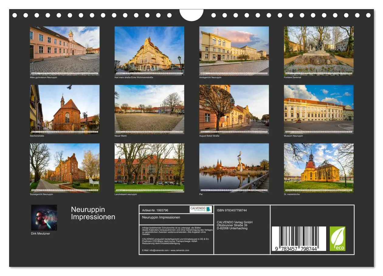 Bild: 9783457798744 | Neuruppin Impressionen (Wandkalender 2026 DIN A4 quer), CALVENDO...