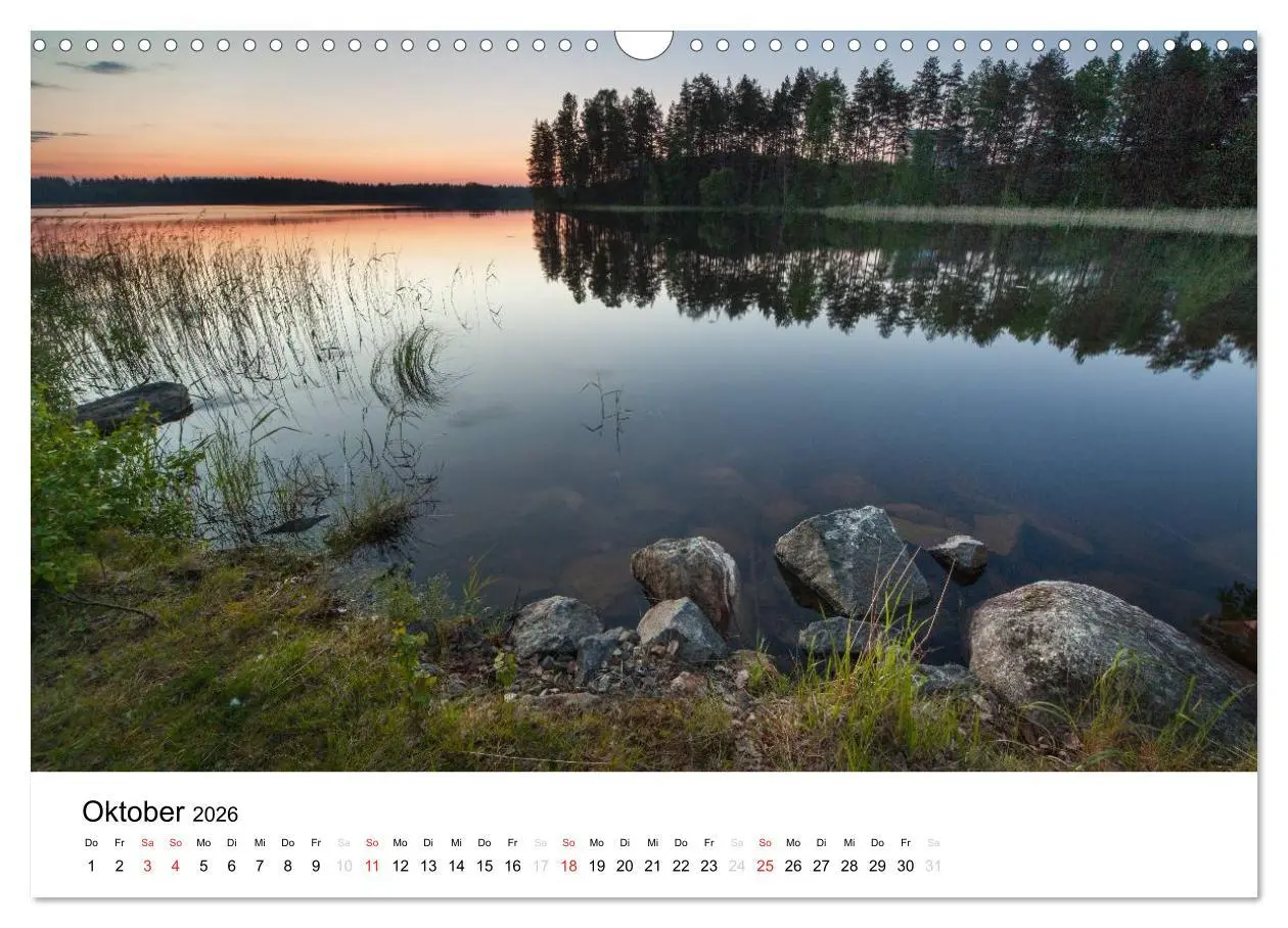 Bild: 9783516028744 | Finnland: Land der 1000 Seen (Wandkalender 2026 DIN A3 quer),...