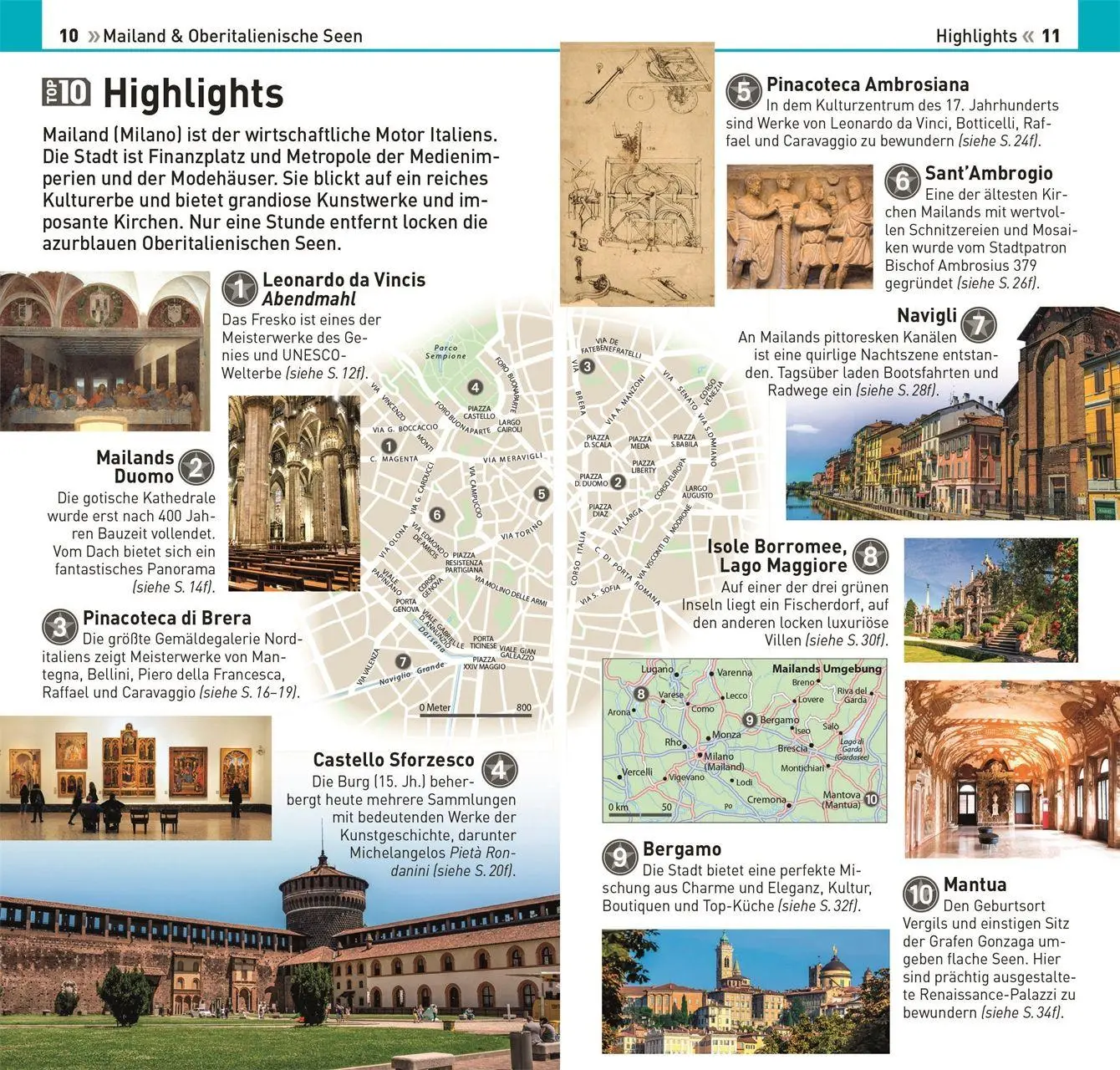 Bild: 9783734208744 | TOP10 Reiseführer Mailand &amp; Oberitalienische Seen | DK Verlag - Reise