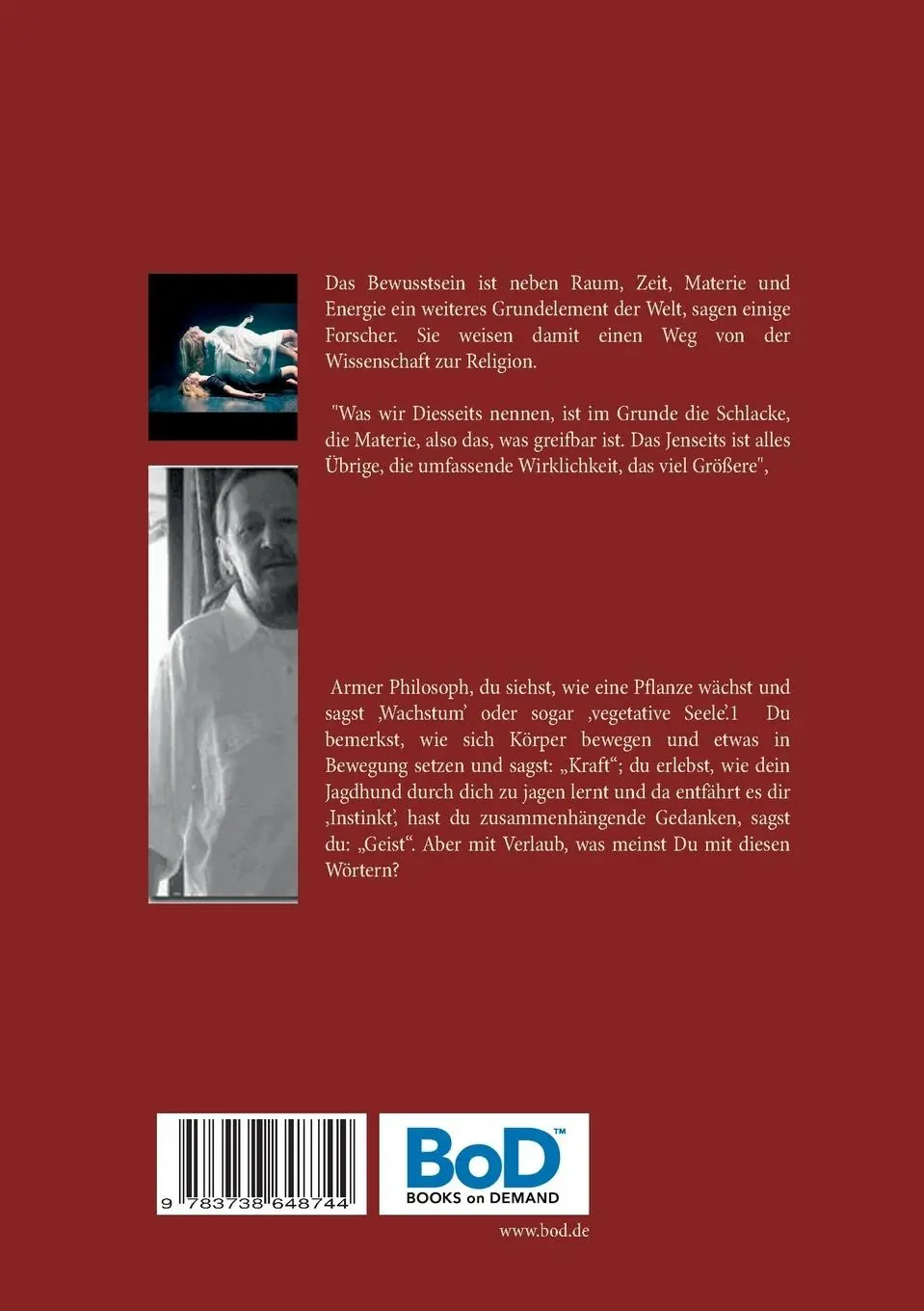 Rückseite: 9783738648744 | Nach dem Tod existiert die Seele | Ja! Ein Blick ins Jenseits | Duthel