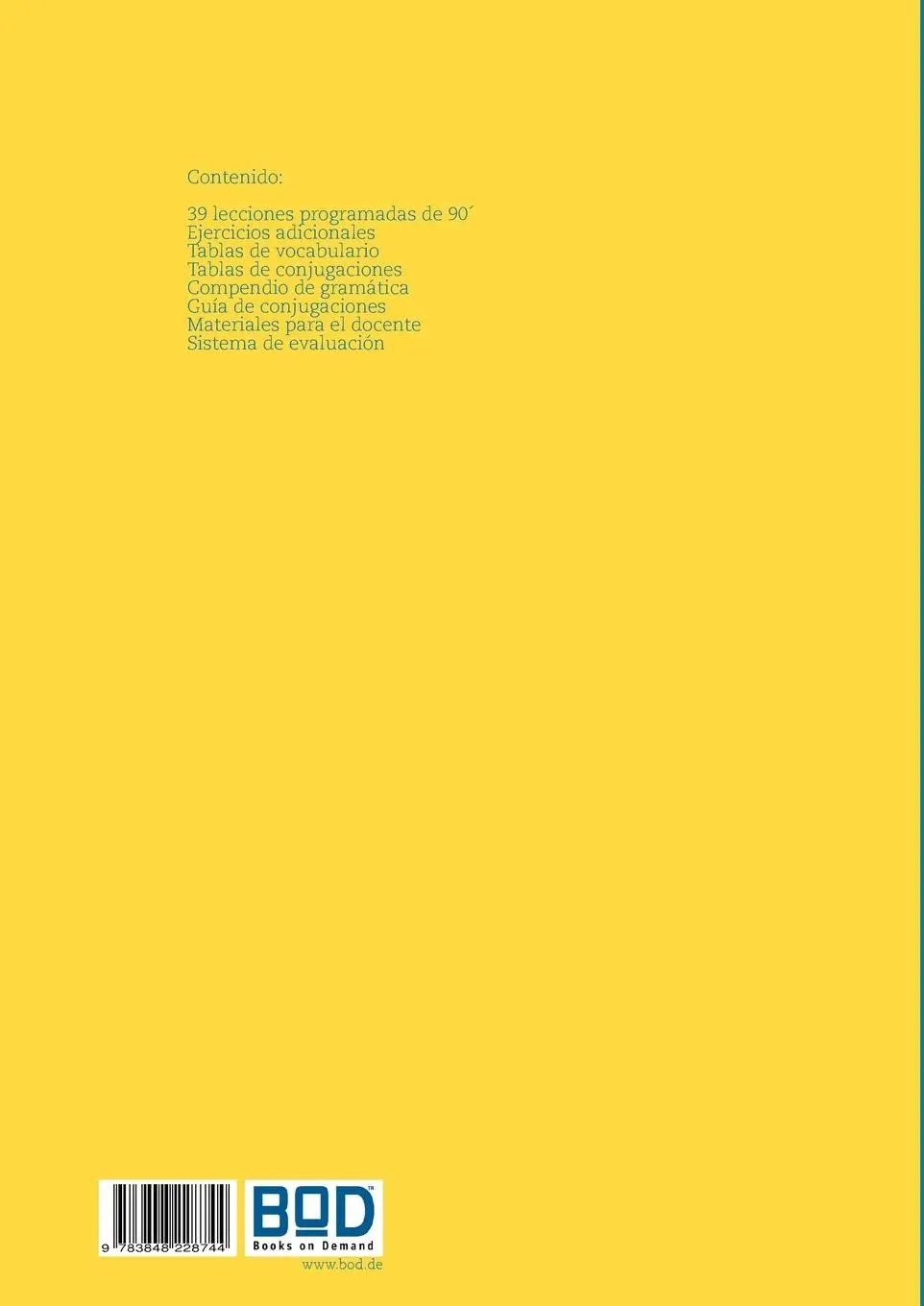Rückseite: 9783848228744 | Nueva guía del español 1.0 | Salomón Derreza | Taschenbuch | 192 S.