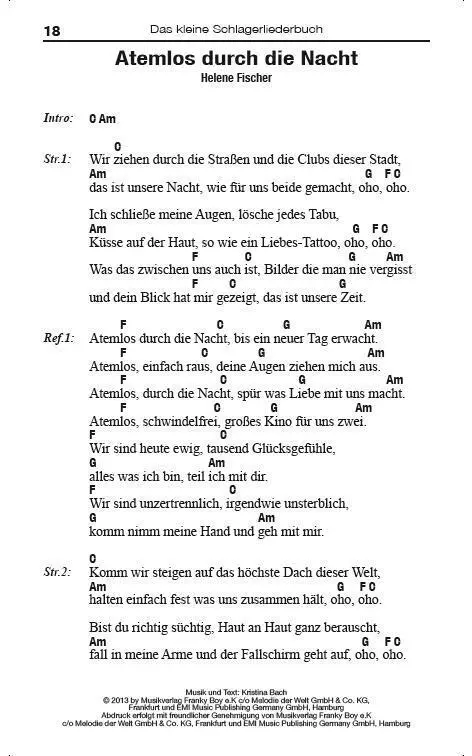 Bild: 9783865438744 | Das kleine Schlagerliederbuch | 100 deutsche Schlager | Bosworth Music
