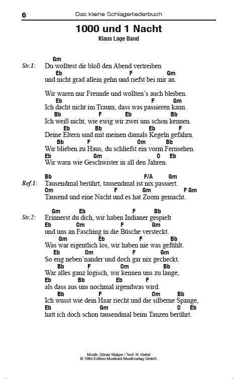 Bild: 9783865438744 | Das kleine Schlagerliederbuch | 100 deutsche Schlager | Bosworth Music
