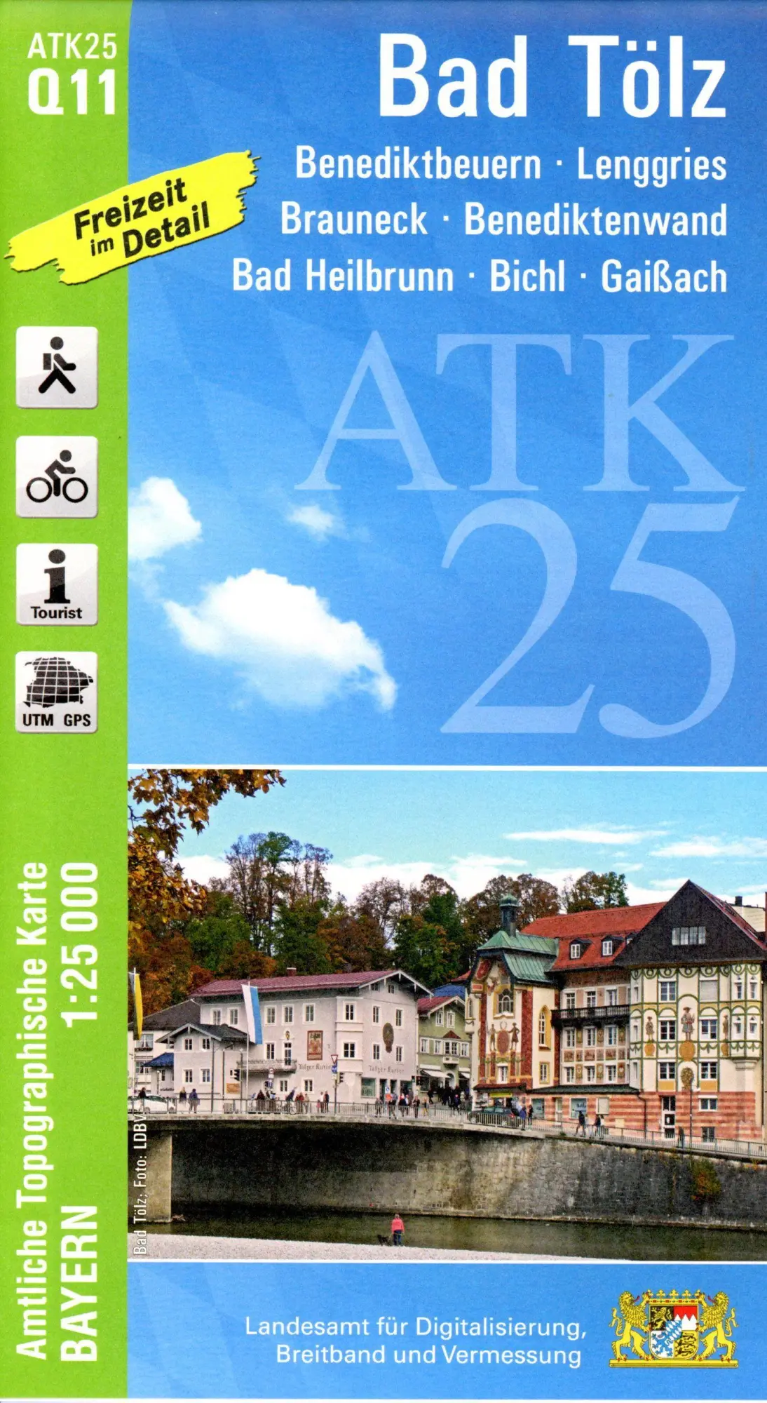 Cover: 9783899338744 | Bad Tölz 1:25 000 | Digitalisierung | (Land-)Karte | Deutsch | 2022