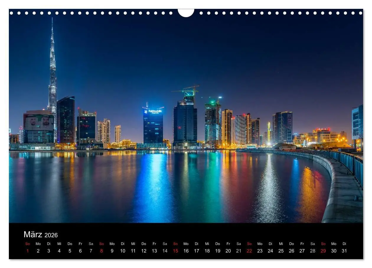 Bild: 9783516018844 | Dubai in Bildern (Wandkalender 2026 DIN A3 quer), CALVENDO...