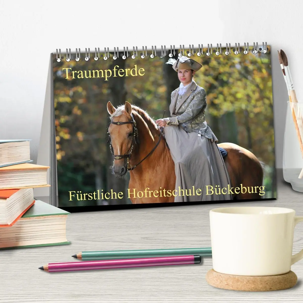 Bild: 9783569968844 | Traumpferde - Fürstliche Hofreitschule Bückeburg (Tischkalender...