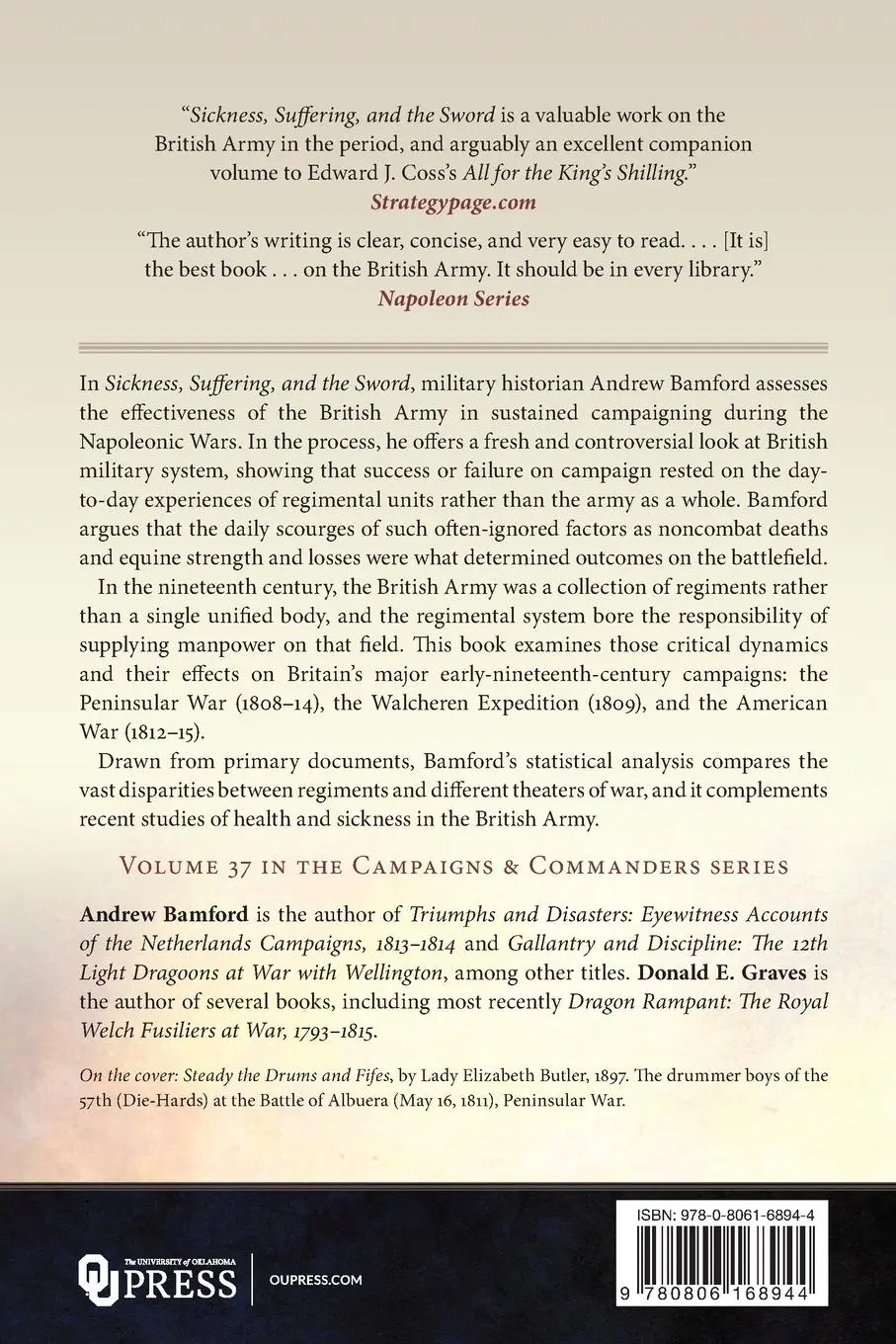 Rückseite: 9780806168944 | Sickness, Suffering, and the Sword | Andrew Bamford | Taschenbuch