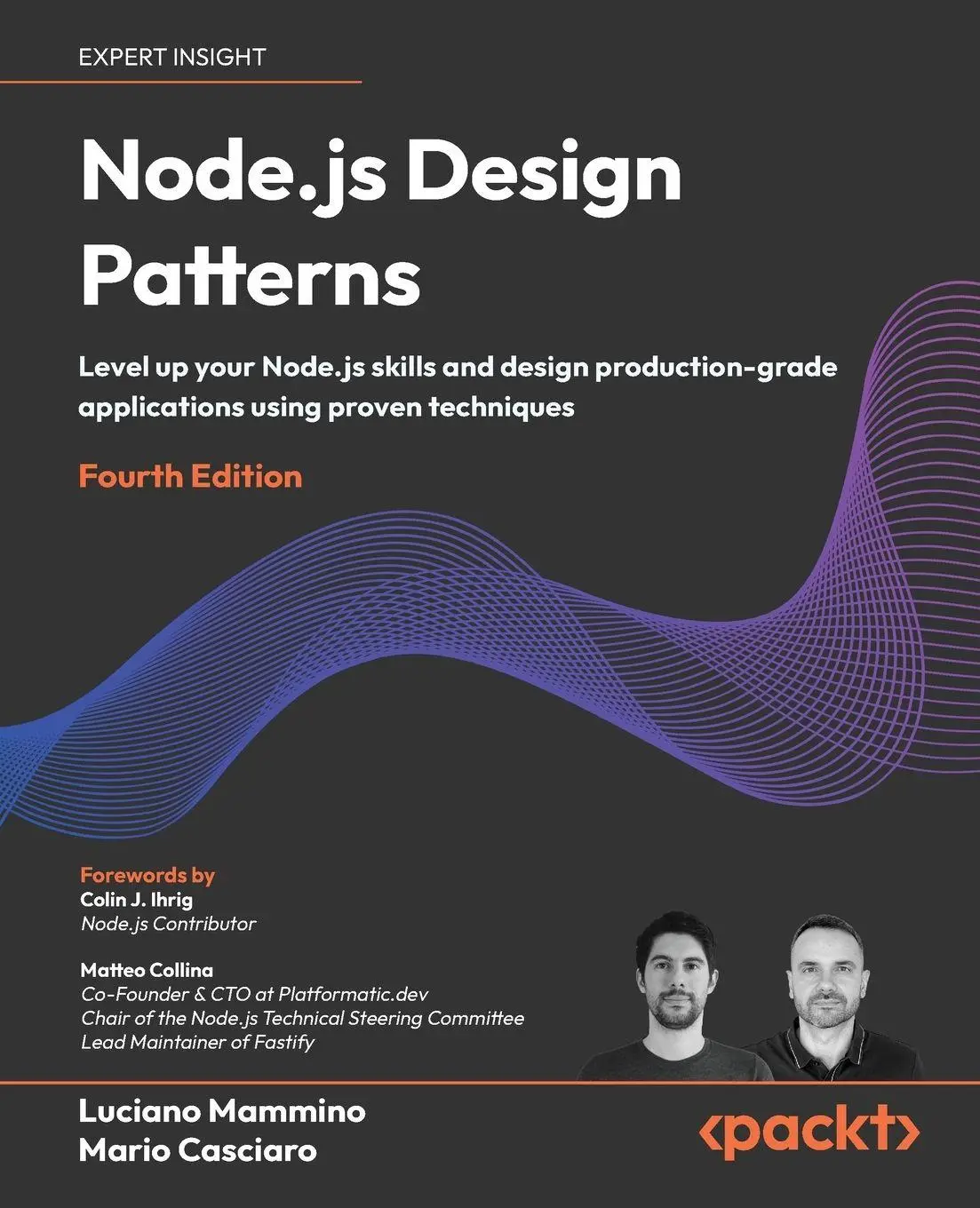 Cover: 9781803238944 | Node.js Design Patterns - Fourth Edition | Luciano Mammino (u. a.)