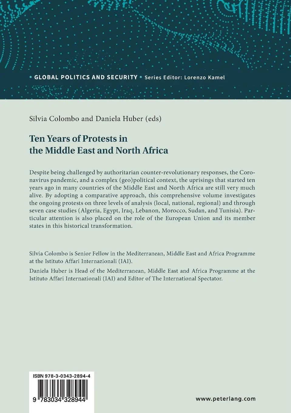 Rückseite: 9783034328944 | Ten Years of Protests in the Middle East and North Africa | Buch