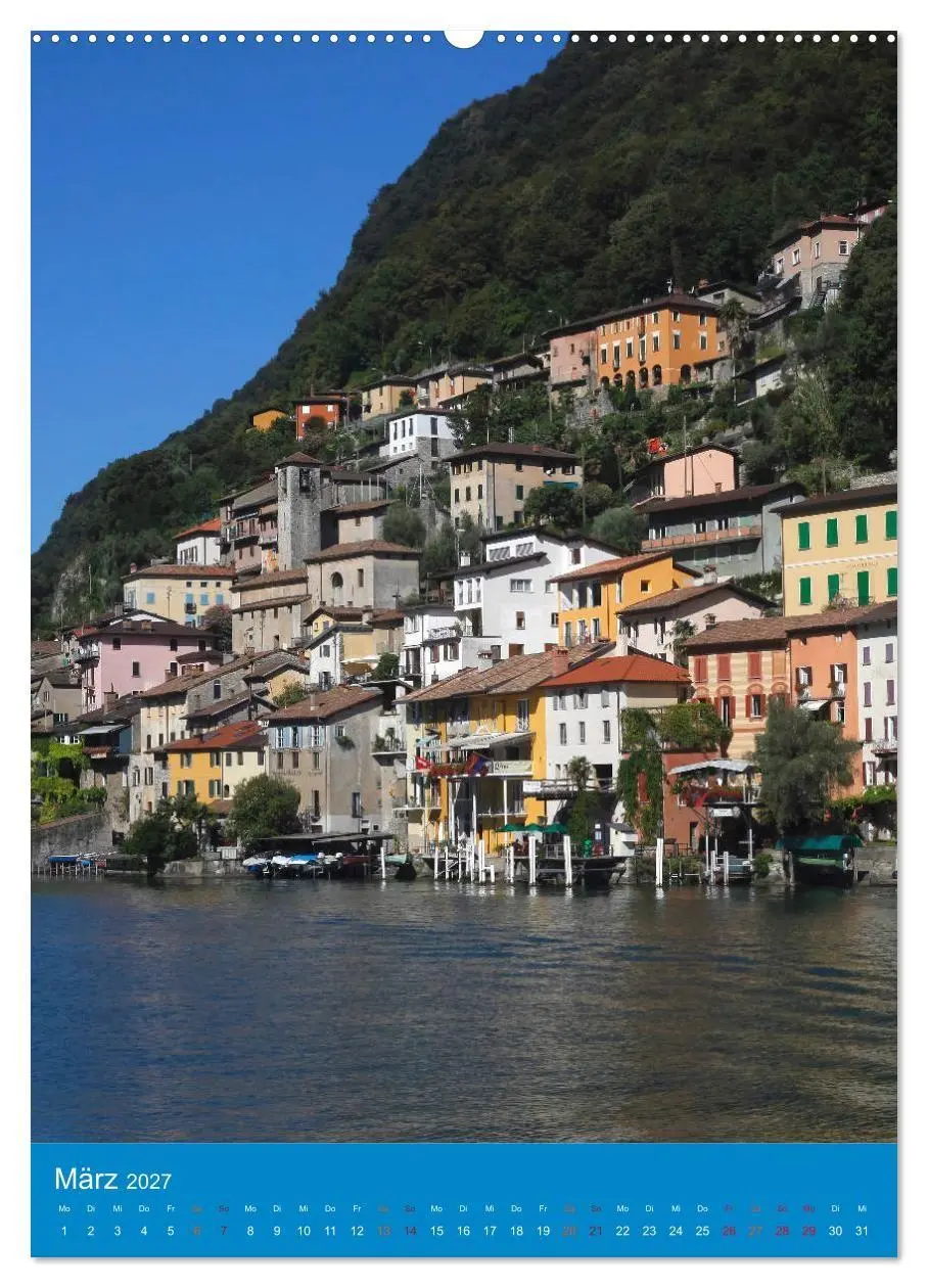 Bild: 9783569718944 | Tessin (Wandkalender 2027 DIN A2 hoch), CALVENDO Monatskalender | 2027