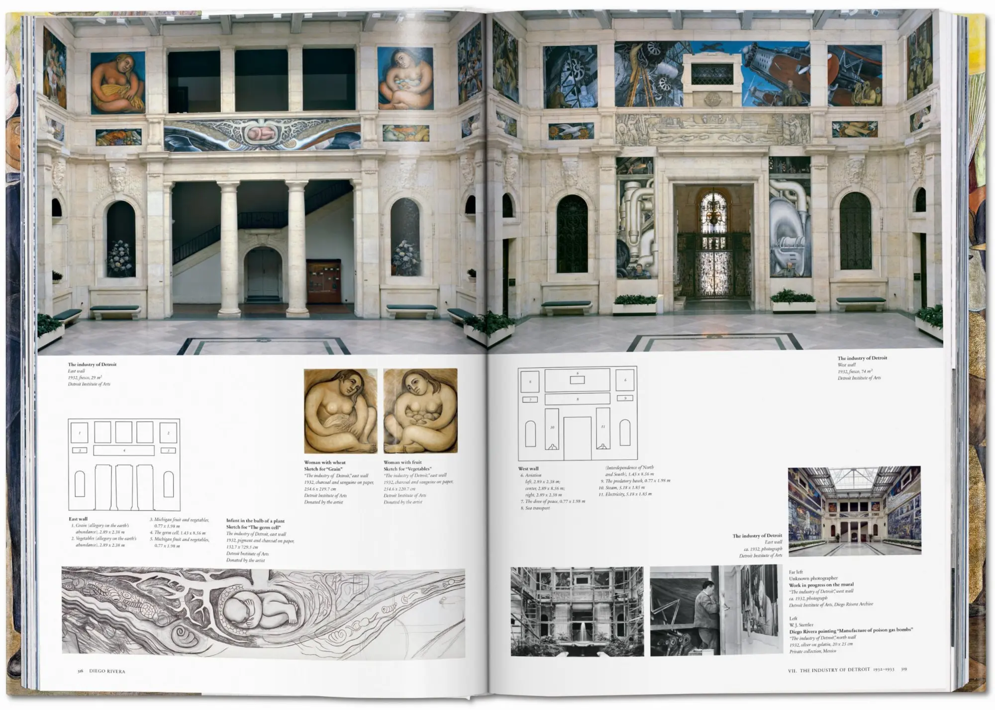 Bild: 9783836568944 | Diego Rivera. Sämtliche Wandgemälde | Luis-Martín Lozano (u. a.)