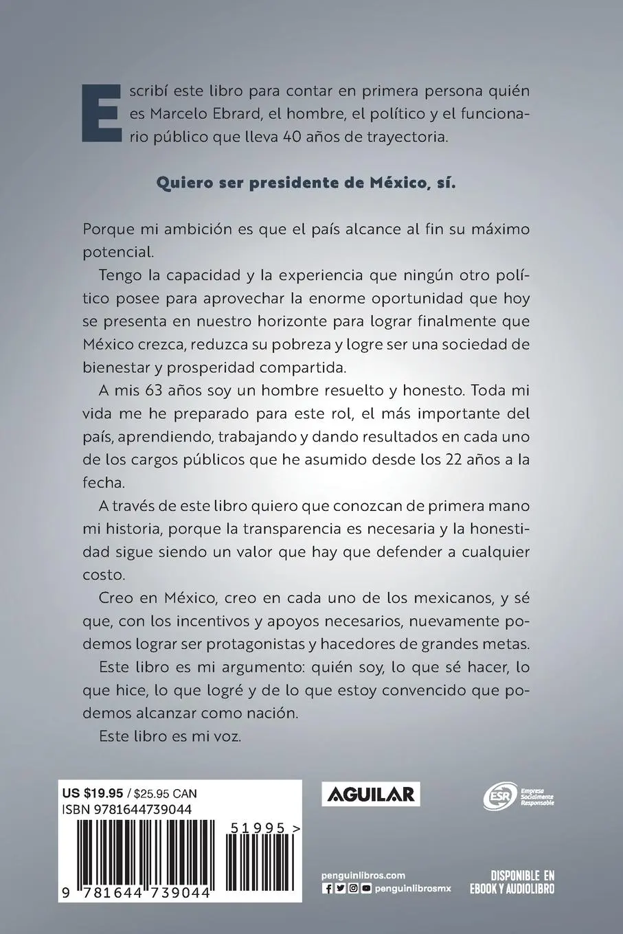 Rückseite: 9781644739044 | El camino a México / Mexico | Our Path Forward | Marcelo Ebrard | Buch