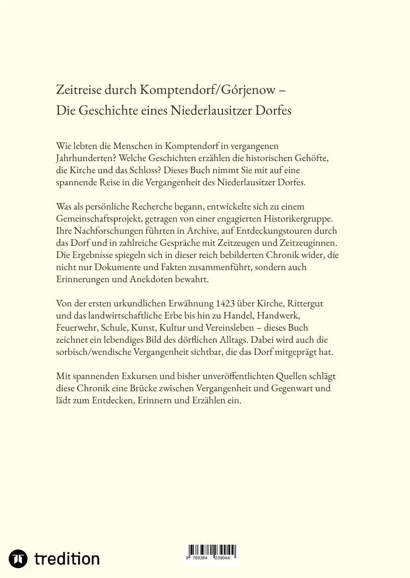 Rückseite: 9783384239044 | Zeitreise durch Komptendorf/Górjenow | Evelyn Weiser | Buch | 352 S.
