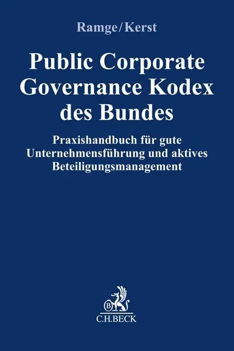 Cover: 9783406799044 | Public Corporate Governance Kodex des Bundes | Stefan Ramge (u. a.)