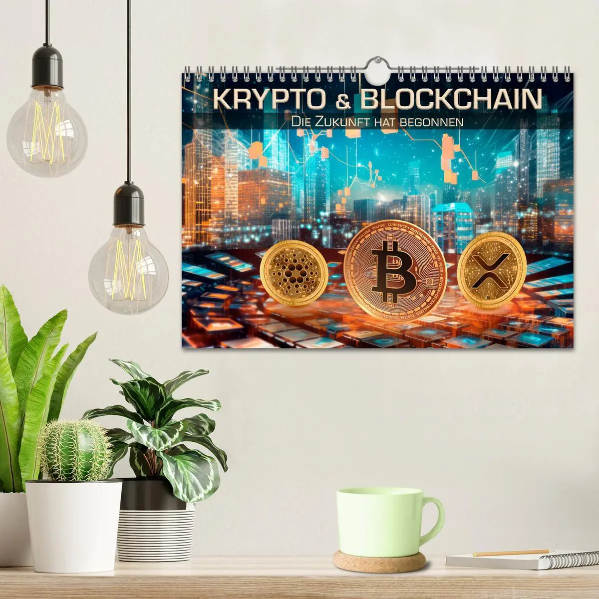 Bild: 9783457359044 | Krypto und Blockchain (Wandkalender 2026 DIN A4 quer), CALVENDO...