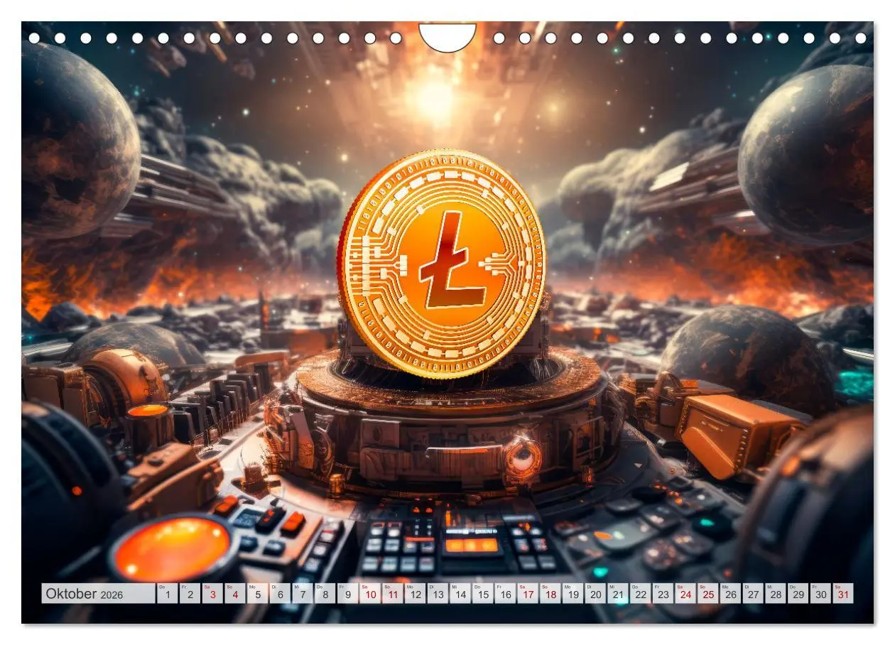 Bild: 9783457359044 | Krypto und Blockchain (Wandkalender 2026 DIN A4 quer), CALVENDO...