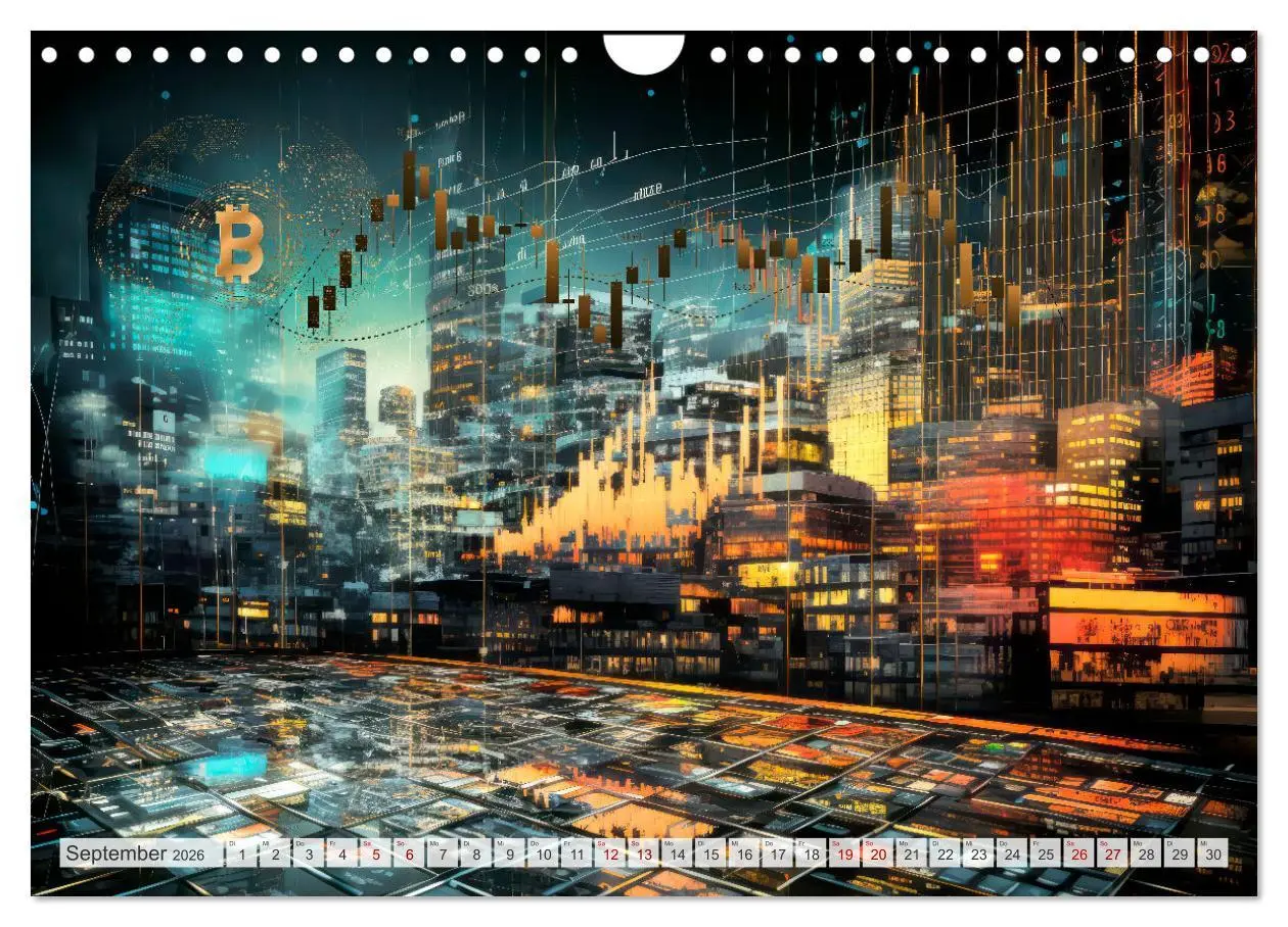 Bild: 9783457359044 | Krypto und Blockchain (Wandkalender 2026 DIN A4 quer), CALVENDO...