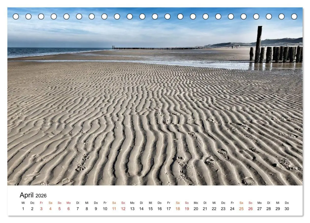 Bild: 9783457979044 | Wieder an der Nordsee (Tischkalender 2026 DIN A5 quer), CALVENDO...