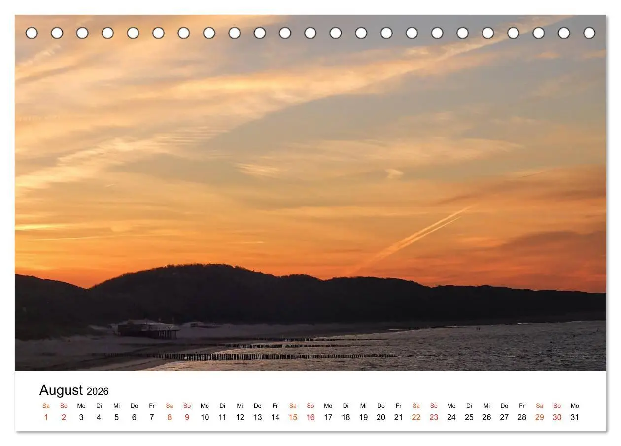 Bild: 9783457979044 | Wieder an der Nordsee (Tischkalender 2026 DIN A5 quer), CALVENDO...