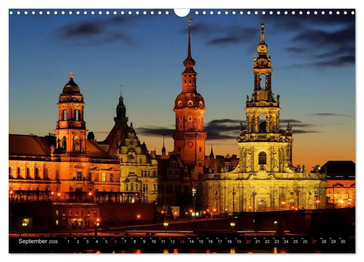 Bild: 9783516069044 | Dresden - Wunderschönes Elbflorenz (Wandkalender 2026 DIN A3 quer),...