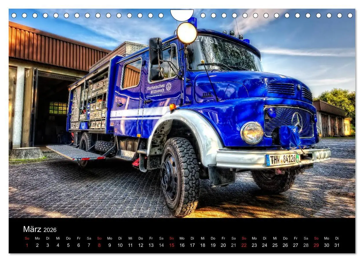 Bild: 9783516209044 | Einsatzfahrzeuge (Wandkalender 2026 DIN A4 quer), CALVENDO...