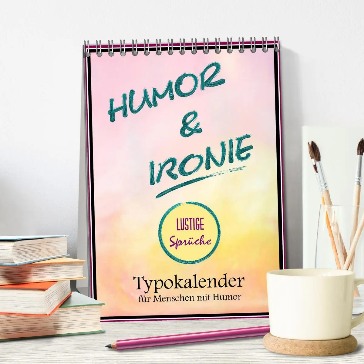 Bild: 9783516379044 | Humor und Ironie. Lustige Sprüche (Tischkalender 2026 DIN A5 hoch),...