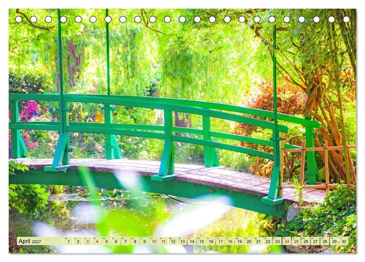 Bild: 9783594359044 | Claude Monet - Sein Garten in sanftem Licht (Tischkalender 2027 DIN...