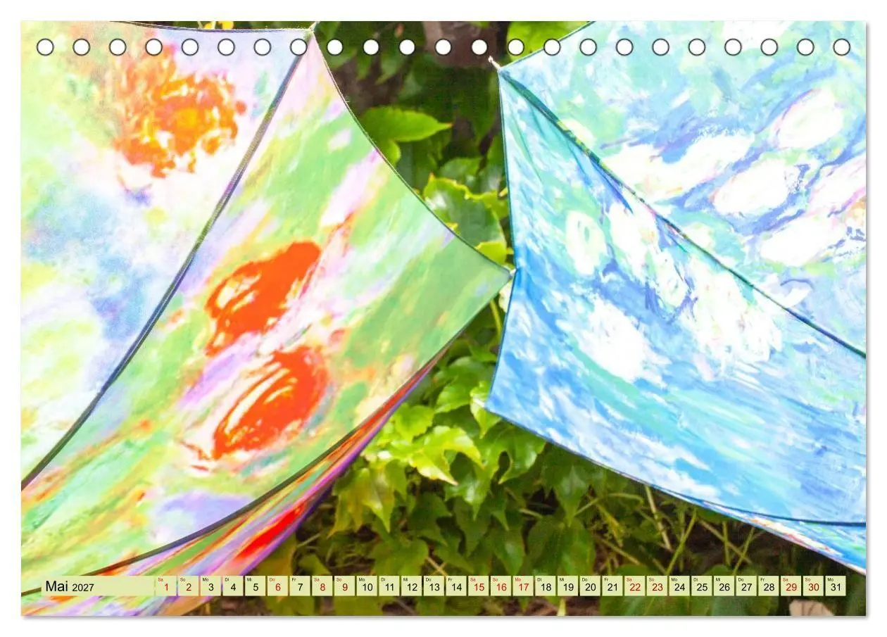 Bild: 9783594359044 | Claude Monet - Sein Garten in sanftem Licht (Tischkalender 2027 DIN...