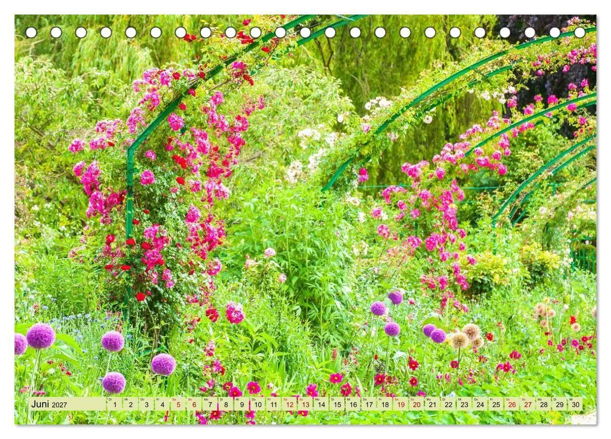 Bild: 9783594359044 | Claude Monet - Sein Garten in sanftem Licht (Tischkalender 2027 DIN...