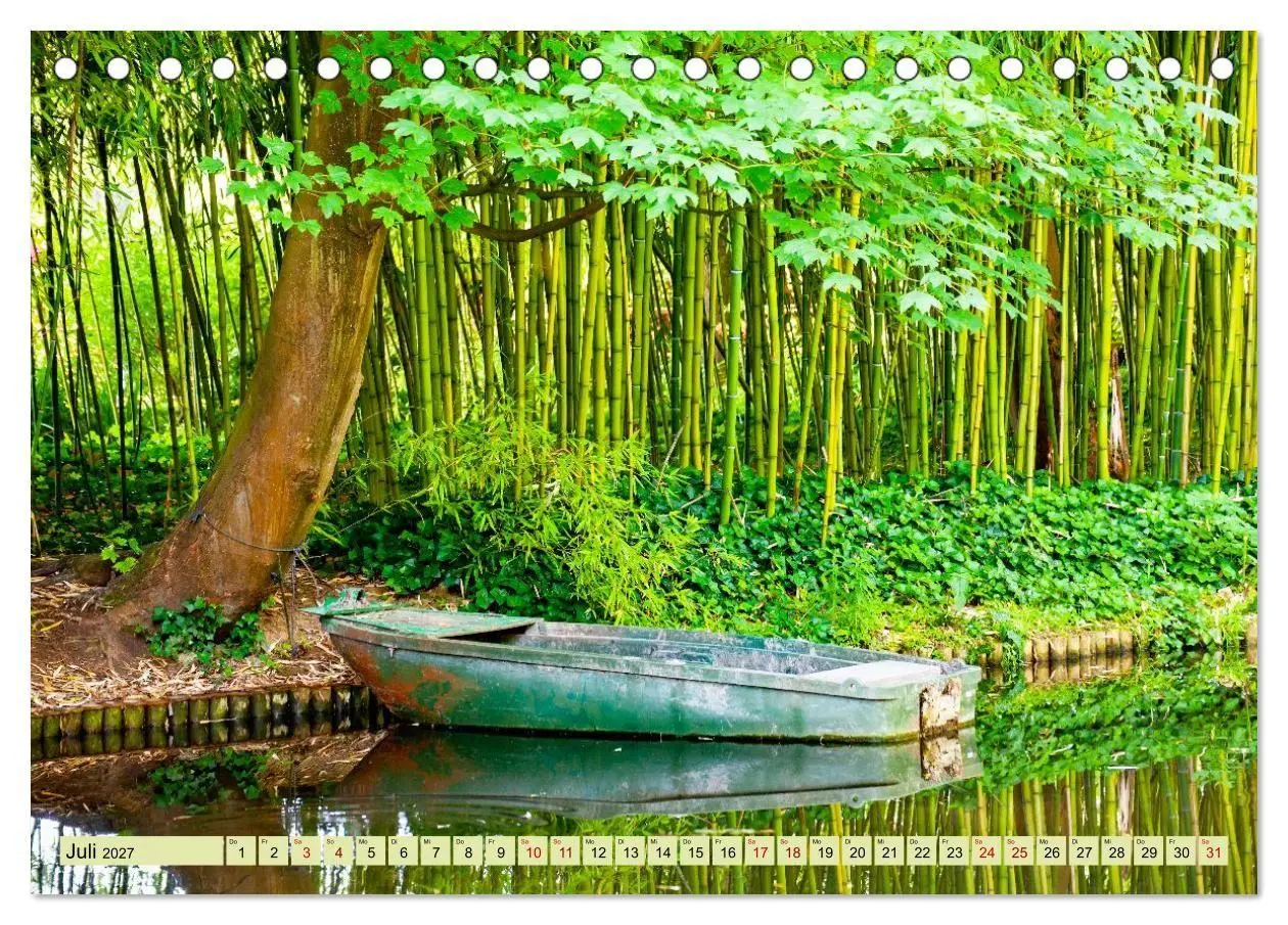 Bild: 9783594359044 | Claude Monet - Sein Garten in sanftem Licht (Tischkalender 2027 DIN...