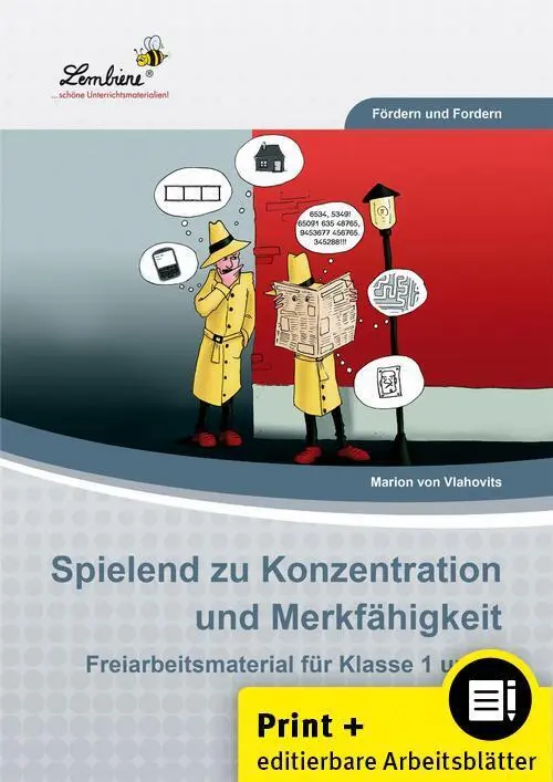 Cover: 9783869989044 | Spielend zu Konzentration und Merkfähigkeit | Marion von Vlahovits