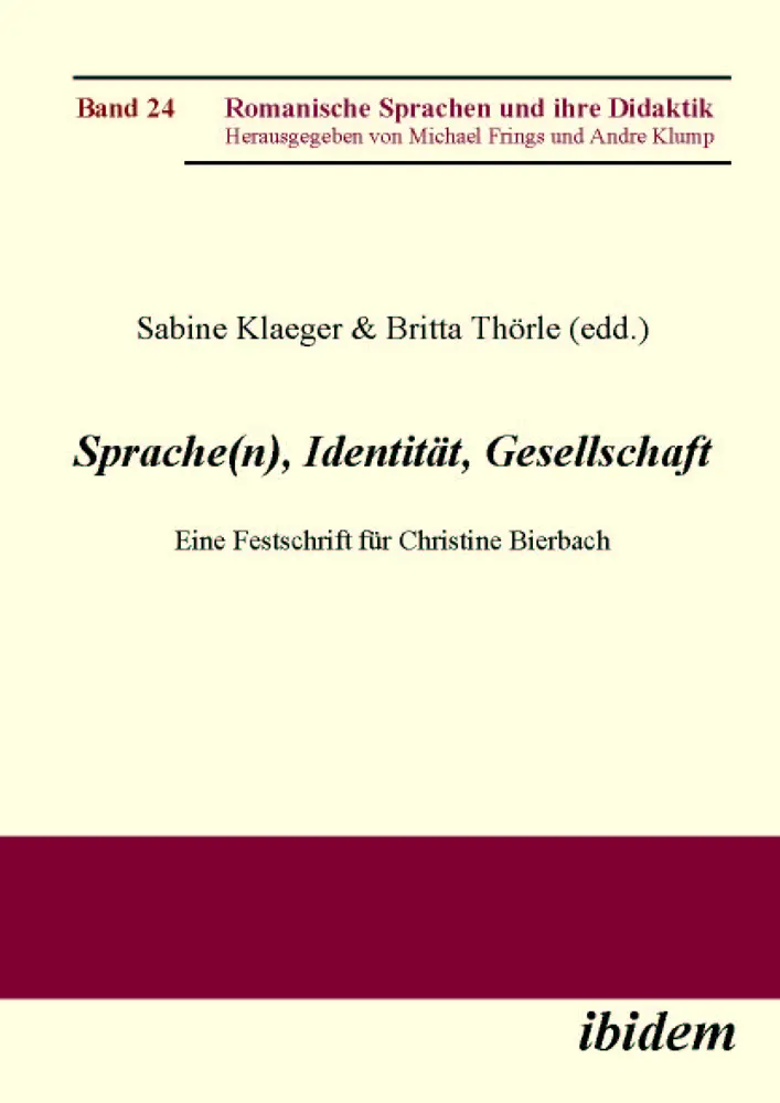 Cover: 9783898219044 | Sprache(n), Identität, Gesellschaft | Sabine Klaeger (u. a.) | Buch