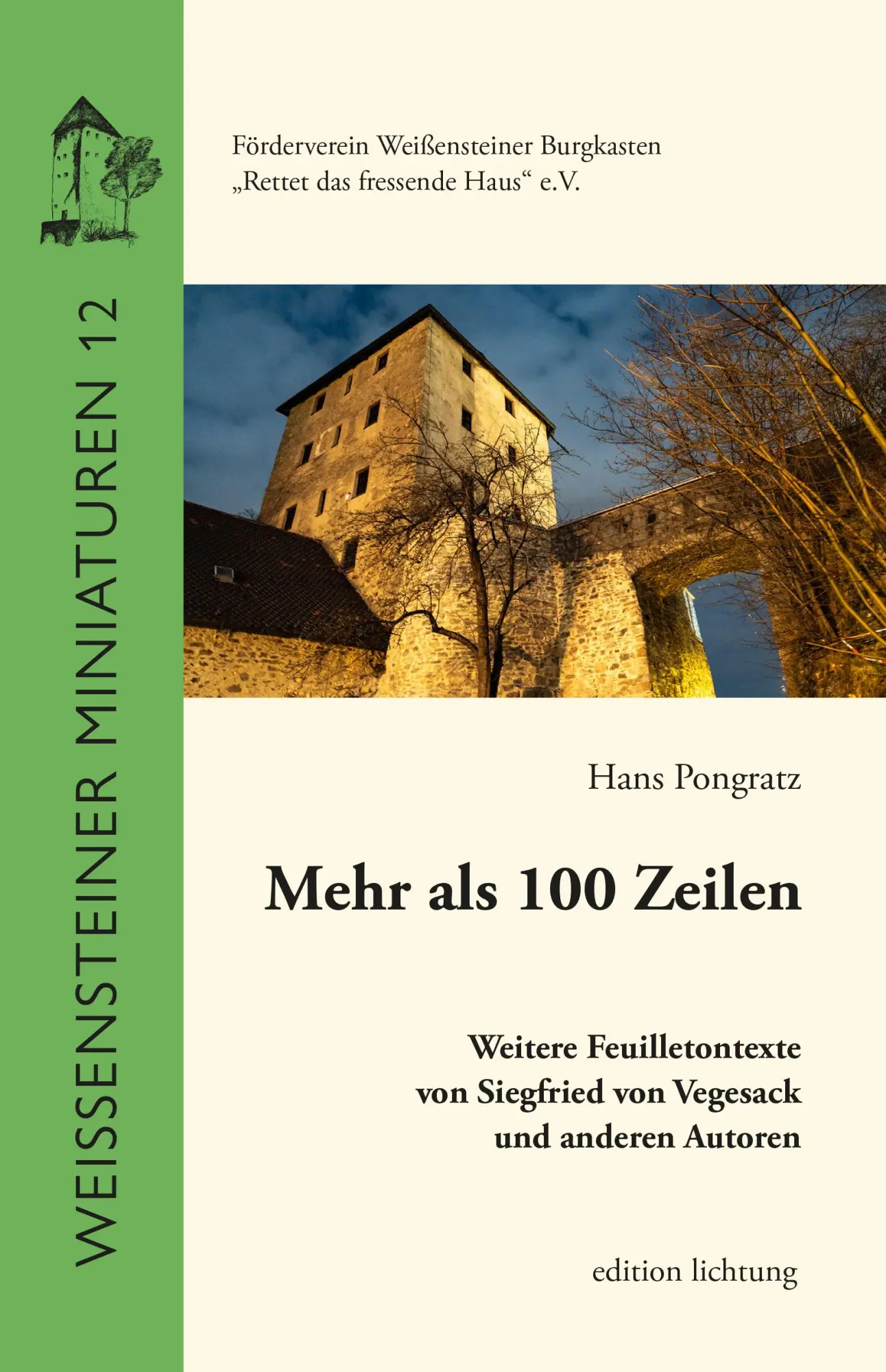 Cover: 9783911459044 | Mehr als 100 Zeilen | Siegfried von Vegesack | Taschenbuch | 192 S.