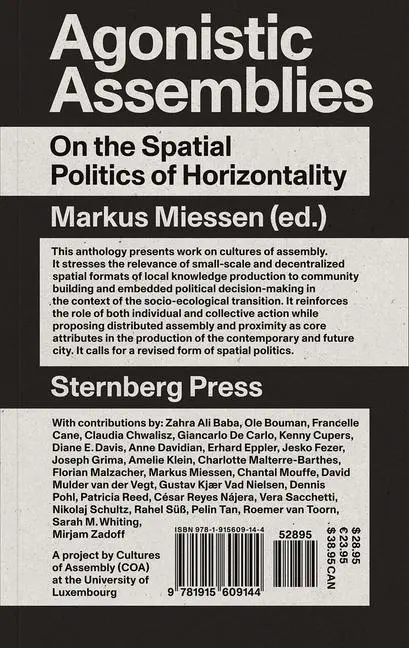 Cover: 9781915609144 | Agonistic Assemblies | On the Spatial Politics of Horizontality | Buch