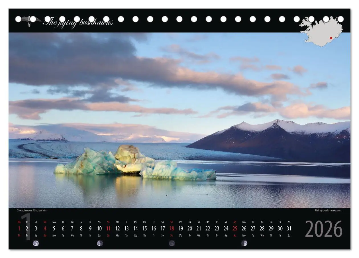 Bild: 9783457279144 | Island Blickwinkel 2026 (Tischkalender 2026 DIN A5 quer), CALVENDO...