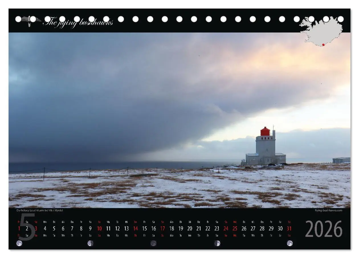 Bild: 9783457279144 | Island Blickwinkel 2026 (Tischkalender 2026 DIN A5 quer), CALVENDO...