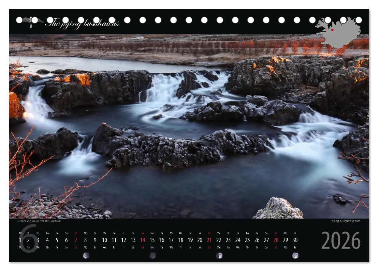 Bild: 9783457279144 | Island Blickwinkel 2026 (Tischkalender 2026 DIN A5 quer), CALVENDO...