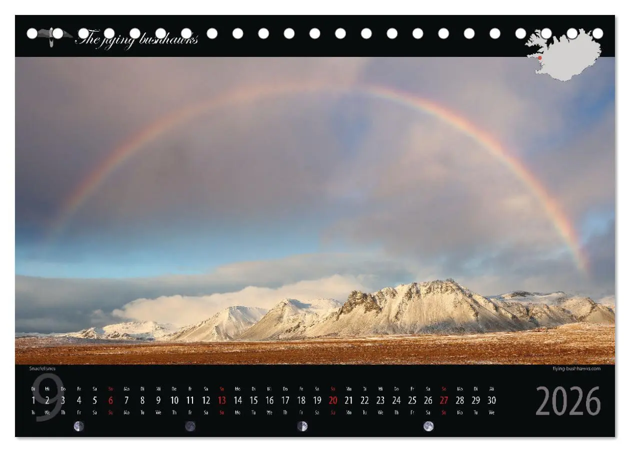 Bild: 9783457279144 | Island Blickwinkel 2026 (Tischkalender 2026 DIN A5 quer), CALVENDO...