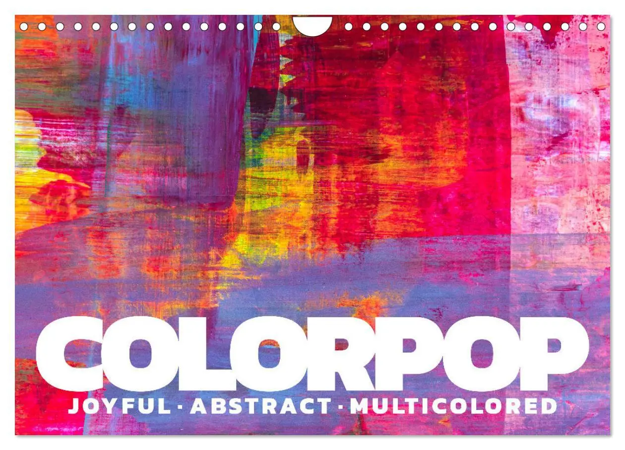 Cover: 9783457729144 | Colorpop - Joyful, abstract. multicolored (Wandkalender 2026 DIN A4...