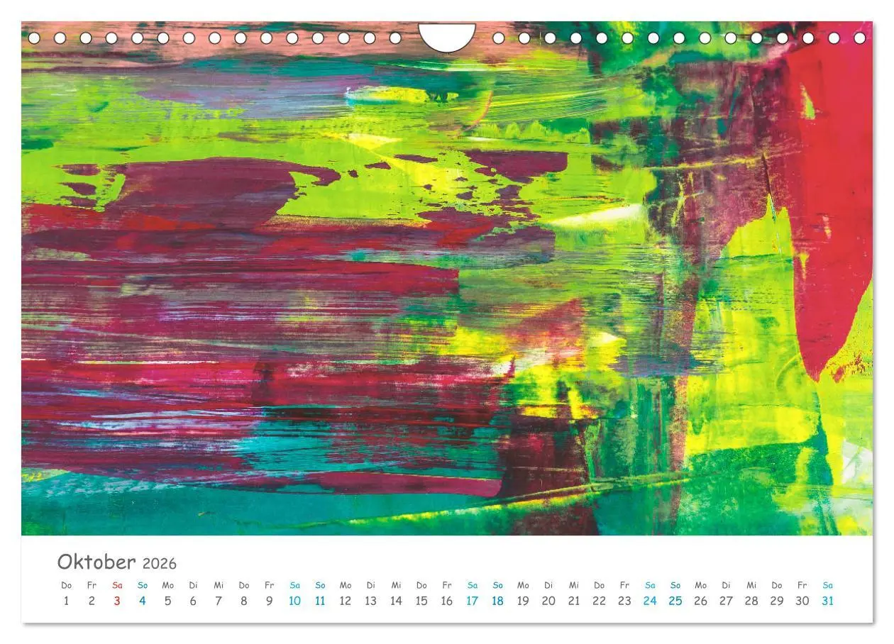 Bild: 9783457729144 | Colorpop - Joyful, abstract. multicolored (Wandkalender 2026 DIN A4...