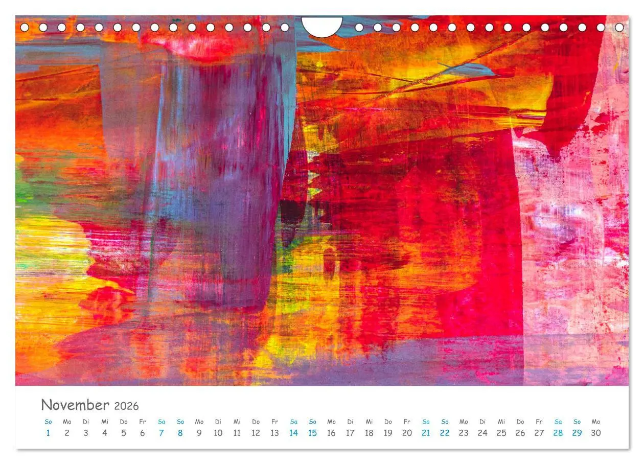 Bild: 9783457729144 | Colorpop - Joyful, abstract. multicolored (Wandkalender 2026 DIN A4...