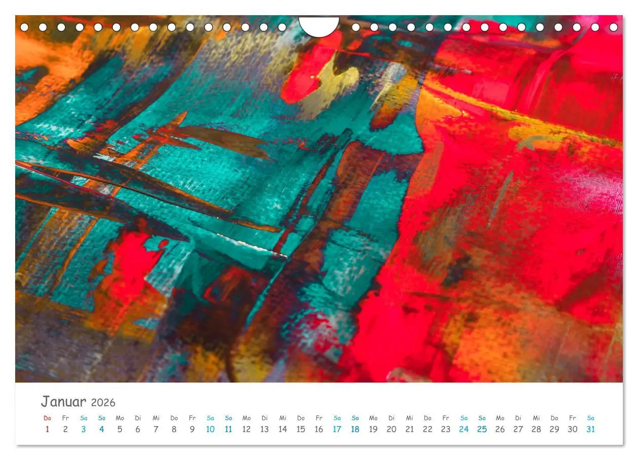 Bild: 9783457729144 | Colorpop - Joyful, abstract. multicolored (Wandkalender 2026 DIN A4...