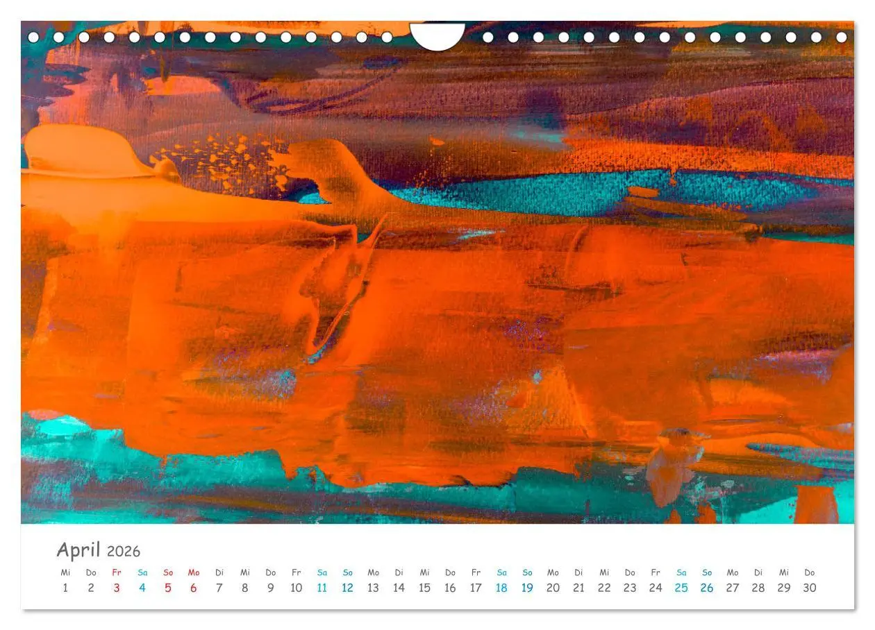 Bild: 9783457729144 | Colorpop - Joyful, abstract. multicolored (Wandkalender 2026 DIN A4...