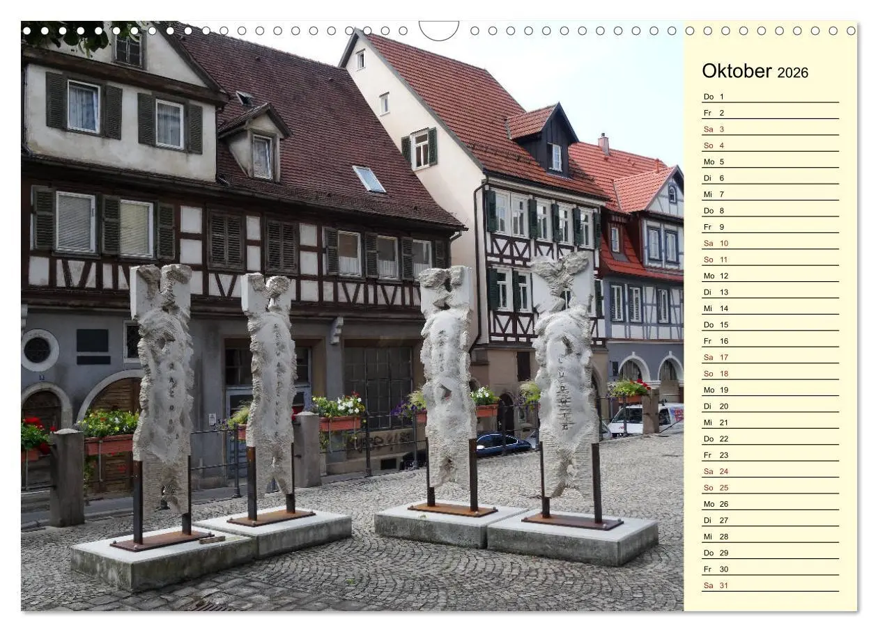 Bild: 9783457899144 | Unterwegs in Schorndorf (Wandkalender 2026 DIN A3 quer), CALVENDO...