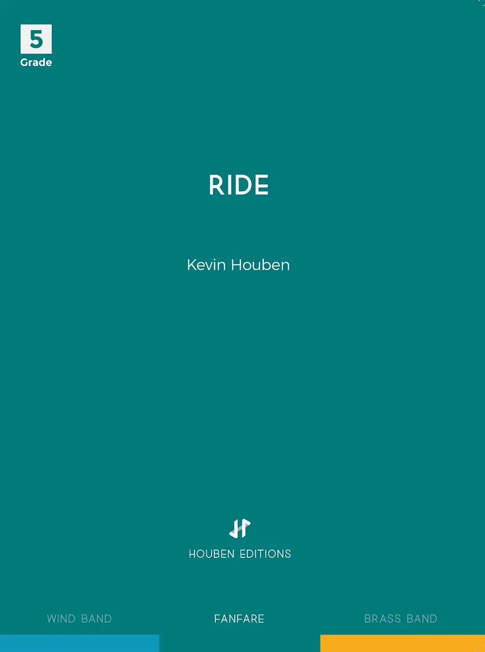 Cover: 9790803759144 | Ride | Houben Editions | Kevin Houben | Partitur + Stimmen | Deutsch